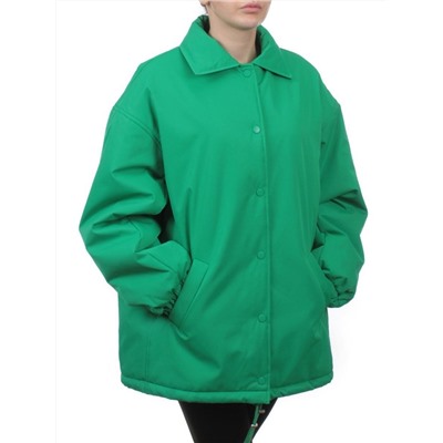 H24-216 GREEN Куртка демисезонная женская (100 гр. синтепон)