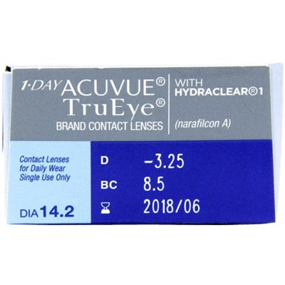 1-Day Acuvue TruEye, 30pk