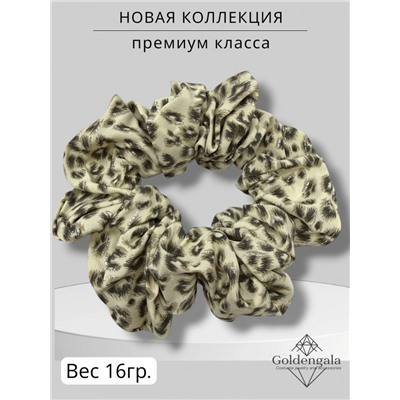Резинка для волос объемная леопардовая Арт:Р17А/003