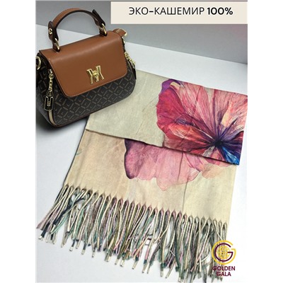 Платок теплый кашемировый с 3D принтом Арт 2591П/08