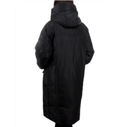 118 BLACK Пальто зимнее женское (холлофайбер 200 гр.)