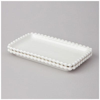 НАБОР БЛЮД LEFARD "PEARL" ПРЯМОУГ. 2 ШТ. 20*12*2 СМ (КОР=18НАБ.)