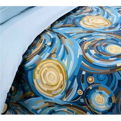 Ткань перкаль Премьер / Полночь 1 (основа)