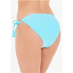 Woven Stripe Tie Side Bikini Bottoms