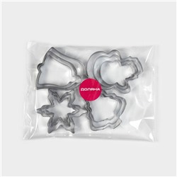 Набор форм для вырезания печенья Доляна «Рождество», 12 шт.