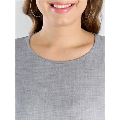 Женская блузка "Женский каприз-3" / серый