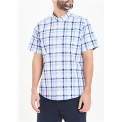 Lincoln Short Sleeve Slub Check Shirt