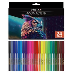 Фломастеры 24 цветов TOP Calligrata, в картонной коробке