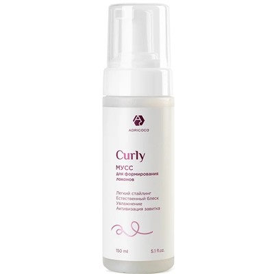 ADRICOCO CURLY Мусс для формирования локонов 150 мл