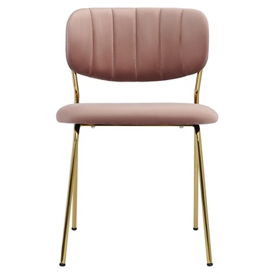 Стул Eirill, велюр, розовый