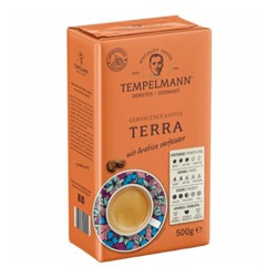 Кофе Tempelmann Terra  500гр.мол.1/12