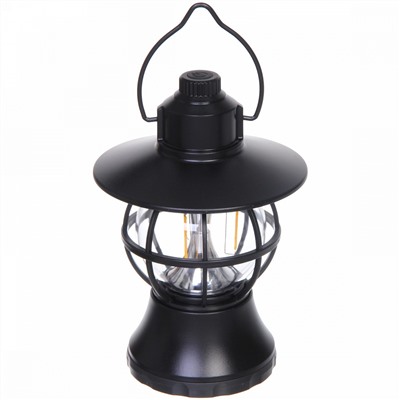 Фонарь кемпинговый подвесной 6 режимов 3LED+3TF, 19*13 см 3хAA