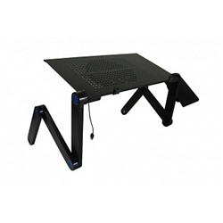 Столик Multifunctional Laptop Table цвет-черный для ноутбука с вентилятором складной(6) оптом