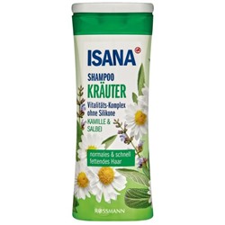 ISANA Krauter Шампунь на Семи ценных Травах для нормальных и жирных волос 300 мл