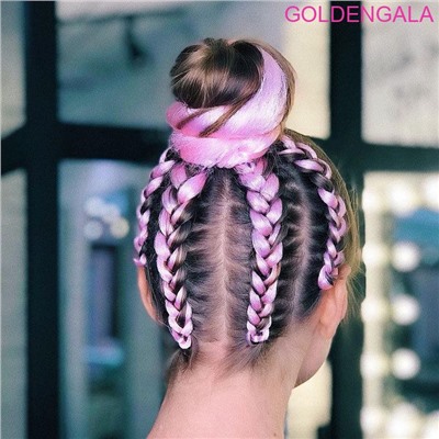 Канекалон цветной для волос модель 13