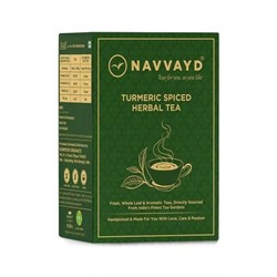 Травяной чай с Куркумой и специями (100 г), Turmeric Spiced Herbal Tea, произв. Navvayd
