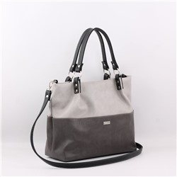 Сумка 185 мульти итальянский серо-черный ФОРМАТ "А4" ХИТ продаж