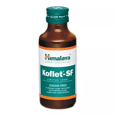 Кофлет-СФ (100 мл), Koflet-SF Sugar Free, произв. Himalaya