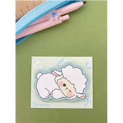 Блок стикер для записей "Sheep dreaming", blue