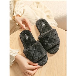 Тапочки «Ромбы» черные