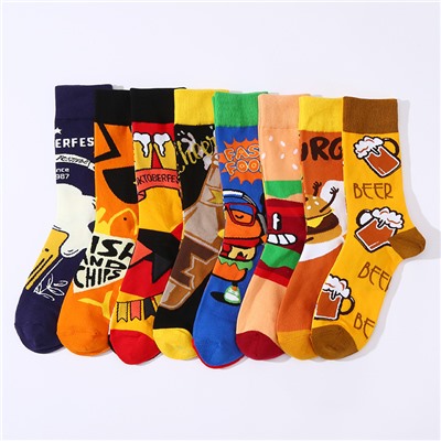 Haichin Demi-season trend socks, mid-length, Amazon