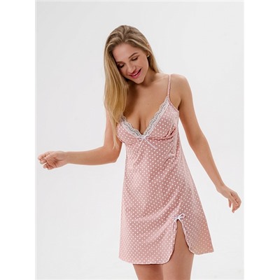 Ночная сорочка из кулирки Марго / Какао