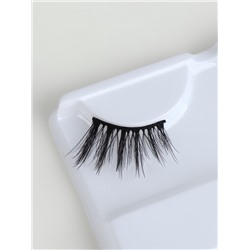 Ресницы накладные «Уголки», 12 мм, без клея, чёрные