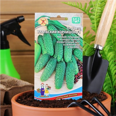 Семена огурец «Уральский корнишон F1», раннеспелый, партенокарпический, 10 шт.