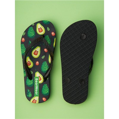 Сланцы «Авокадо черные» детские