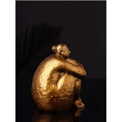 Фигурка гипс «Дама», 9×8×8 см, под бронзу