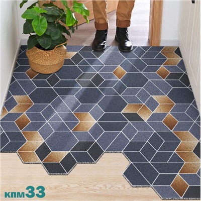 Коврик придверный мягкий кпм33 80х120 см