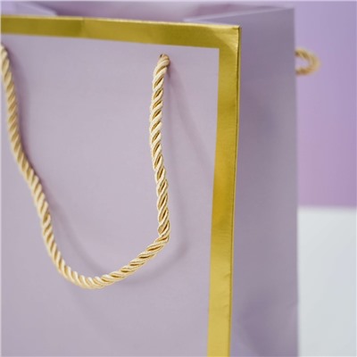 Пакет подарочный (XS) «Classic line», purple (19.5*14.5*10)