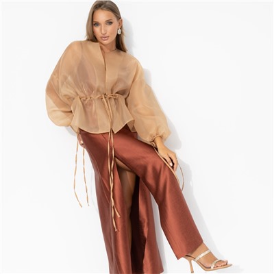 Жакет полупрозрачный, Вершина восхищения (песочный)