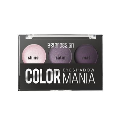 BELOR DESIGN Тени для век "Smart girl" COLOR MANIA 037 тон
