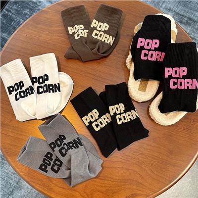 Shark, brand trousers, trend sports knee socks for men and women, internet celebrity, mid-length