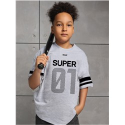 Футболка "Лидер" серый Мальчик