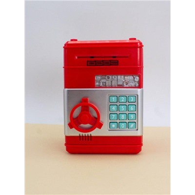 Копилка-сейф электронная "Money box", red (18x13 см)