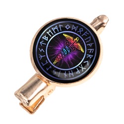 HZF-0480 Заколка Кадуцей
