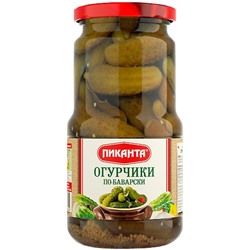 Корнишоны по-Баварски Пиканта 3-6 см 460 г 1/6