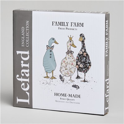 ТАРЕЛКА ДЕСЕРТНАЯ LEFARD "FAMILY FARM" 17 СМ (МАЛ.УП.=2ШТ./КОР=36ШТ.)