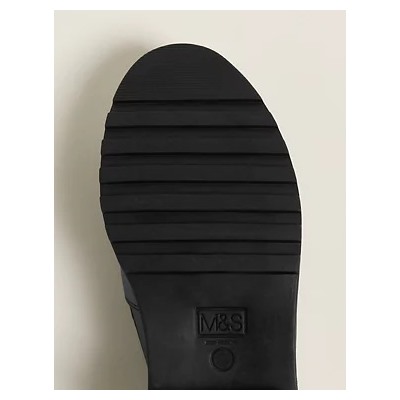 Kids' Leather Slip-on School Shoes (13 Small - 7 Large)