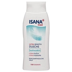 ISANA med ultra sensitiv Duschgel Гель для душа ультрачувствительный для очень чувствительной кожи 250 г
