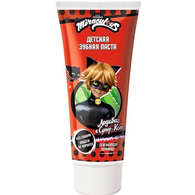 Леди Баг и Супер-Кот Зубная паста СУПЕР КОТ 60 мл