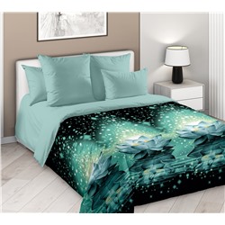 Ткань перкаль Премьер / Мерцающий лотос 1 (основа)