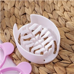 Яйцерезка Доляна «Филти», 3 насадки, 33.5×7×3 см, МИКС