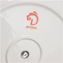 Этажерка - фруктовница Доляна «Сьюзен», 3 яруса, d=15/20/26 см, фарфор, белая