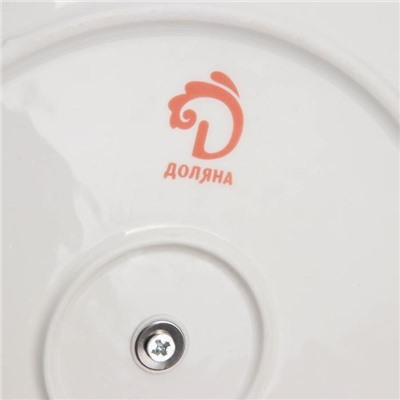 Этажерка - фруктовница Доляна «Сьюзен», 3 яруса, d=15/20/26 см, фарфор, белая