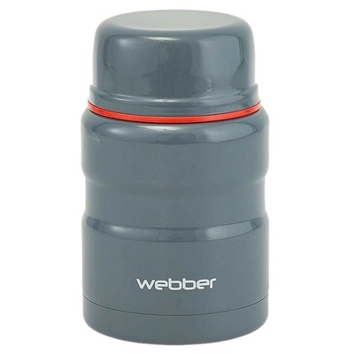 Термос WEBBER SSV-0500/25N пищевой с колбой нерж 500 мл с ложкой Серый (30) оптом