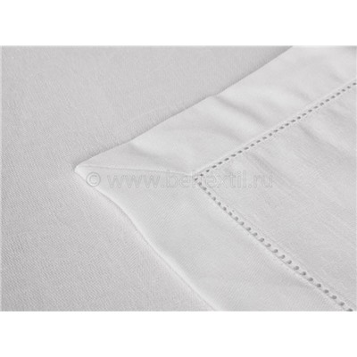 07с36 ЯК   Скатерть  140*220  "Ренессанс"  цв.белый