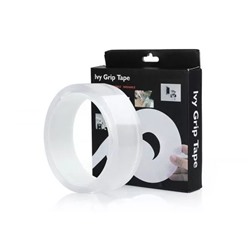 Многоразовая крепежная лента Ivy Grip Tape прозрачная, 5м MG1339